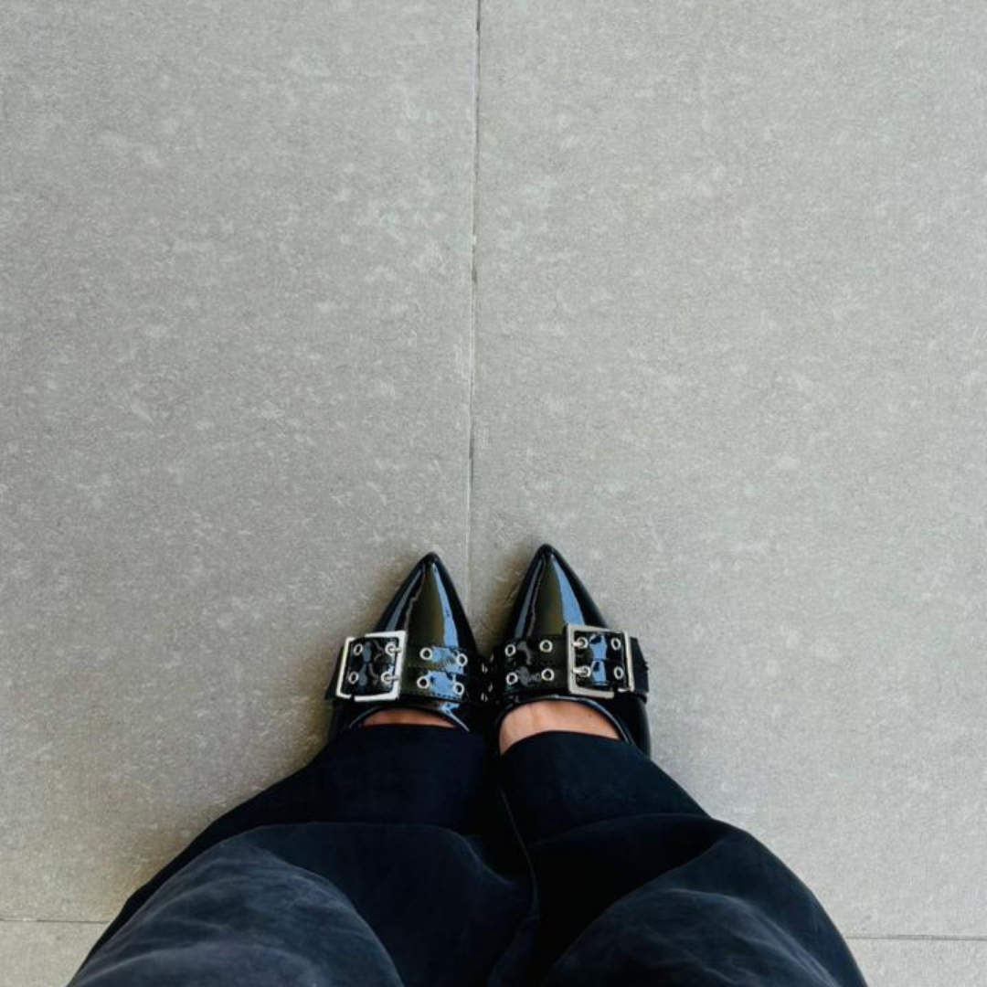 Ballerinas Negro Mujer Casuales Chalada Slik-1