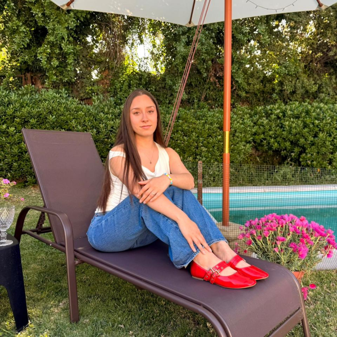 Ballerina Chalada Mujer Miu-3 Rojo Casual