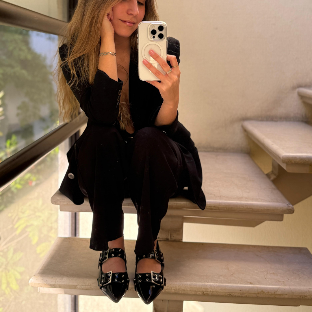 Ballerina Chalada Mujer Slik-2 Negro Casual