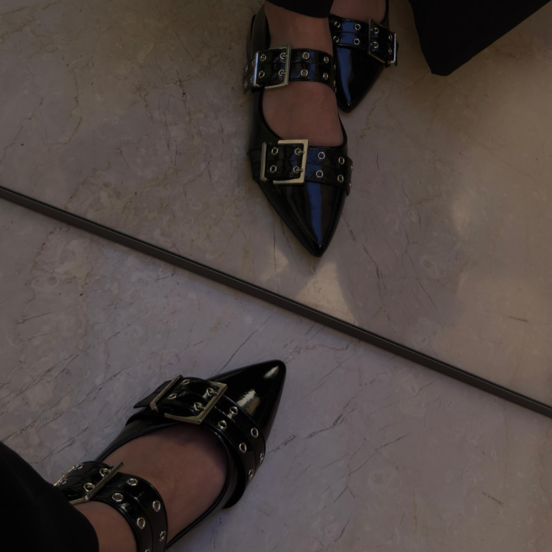 Ballerina Chalada Mujer Slik-2 Negro Casual