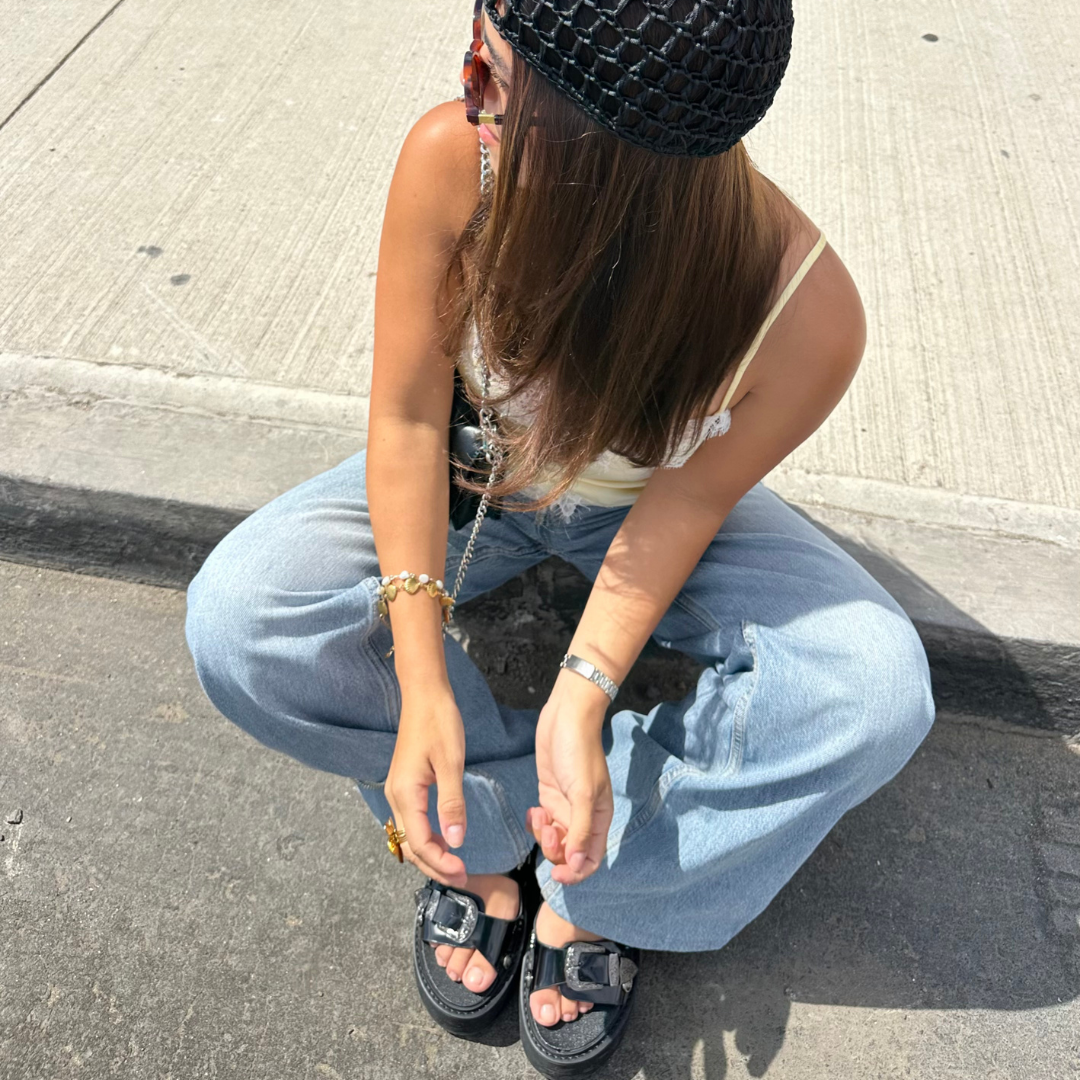 Sandalia mujer Casual Negro Chalada Way-20