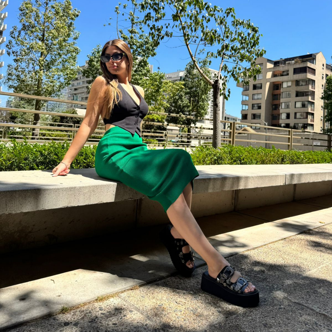 Sandalia mujer Casual Negro Chalada Way-20