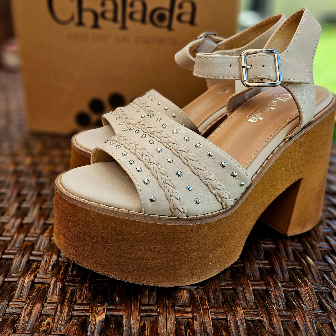 Sandalia Chalada Mujer Wake-1 Blanco Casual