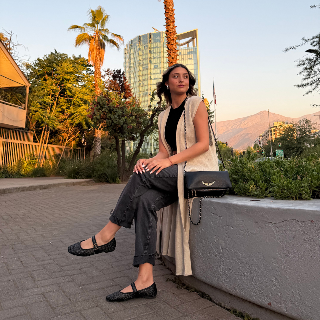 Ballerina Chalada Mujer Miu-6 Negro Casual