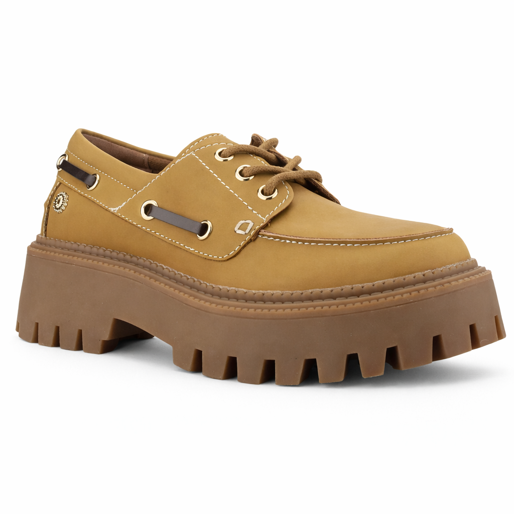 Mocasin Camel Mujer Casual Chalada Lennon