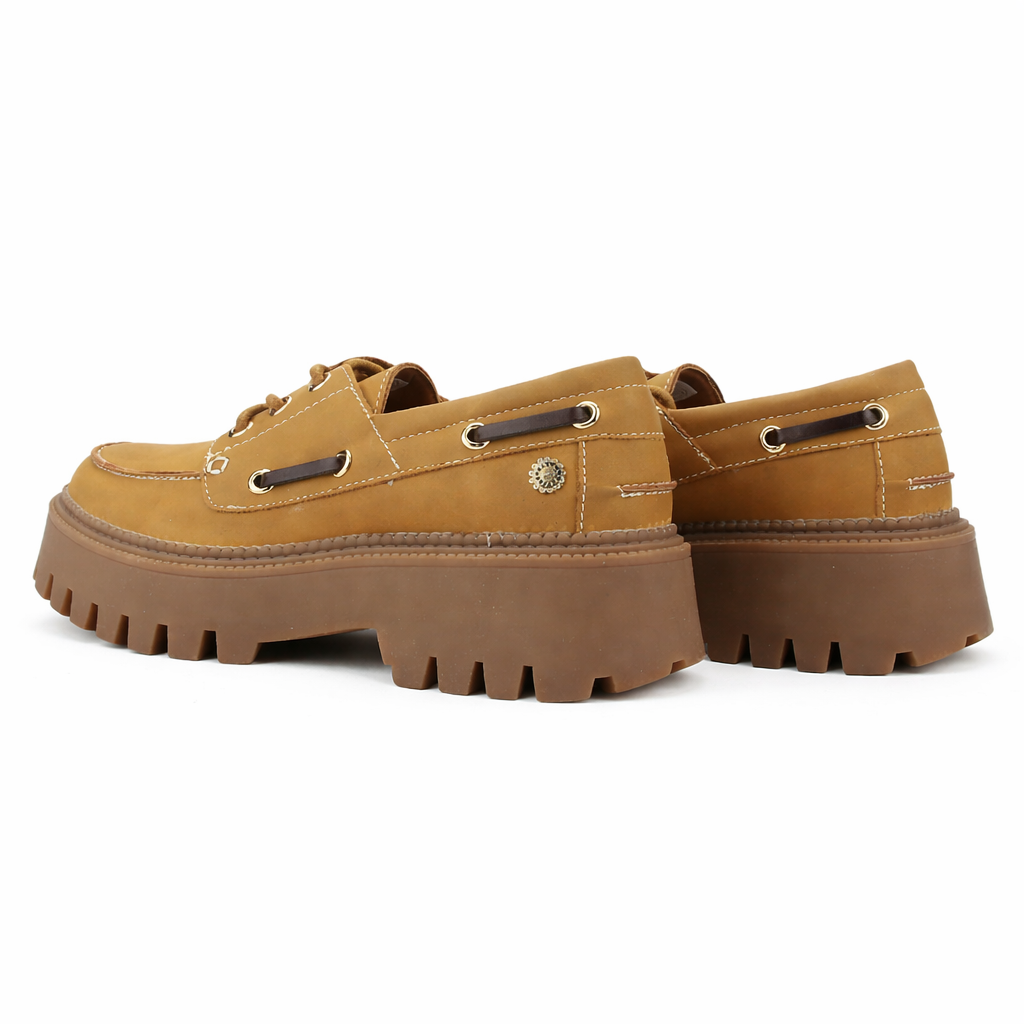 Mocasin Camel Mujer Casual Chalada Lennon
