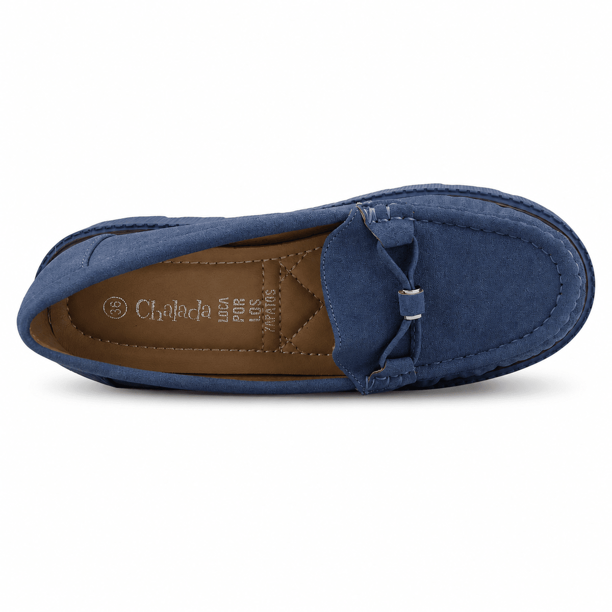 Mocasin Azul Mujer Casual Chalada Gran Mocasines Plataforma Chalada 