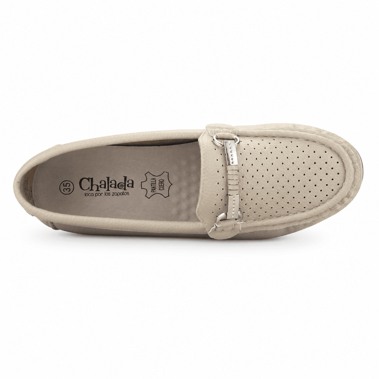Mocasin Beige Mujer Casual Chalada Duna Chalada 