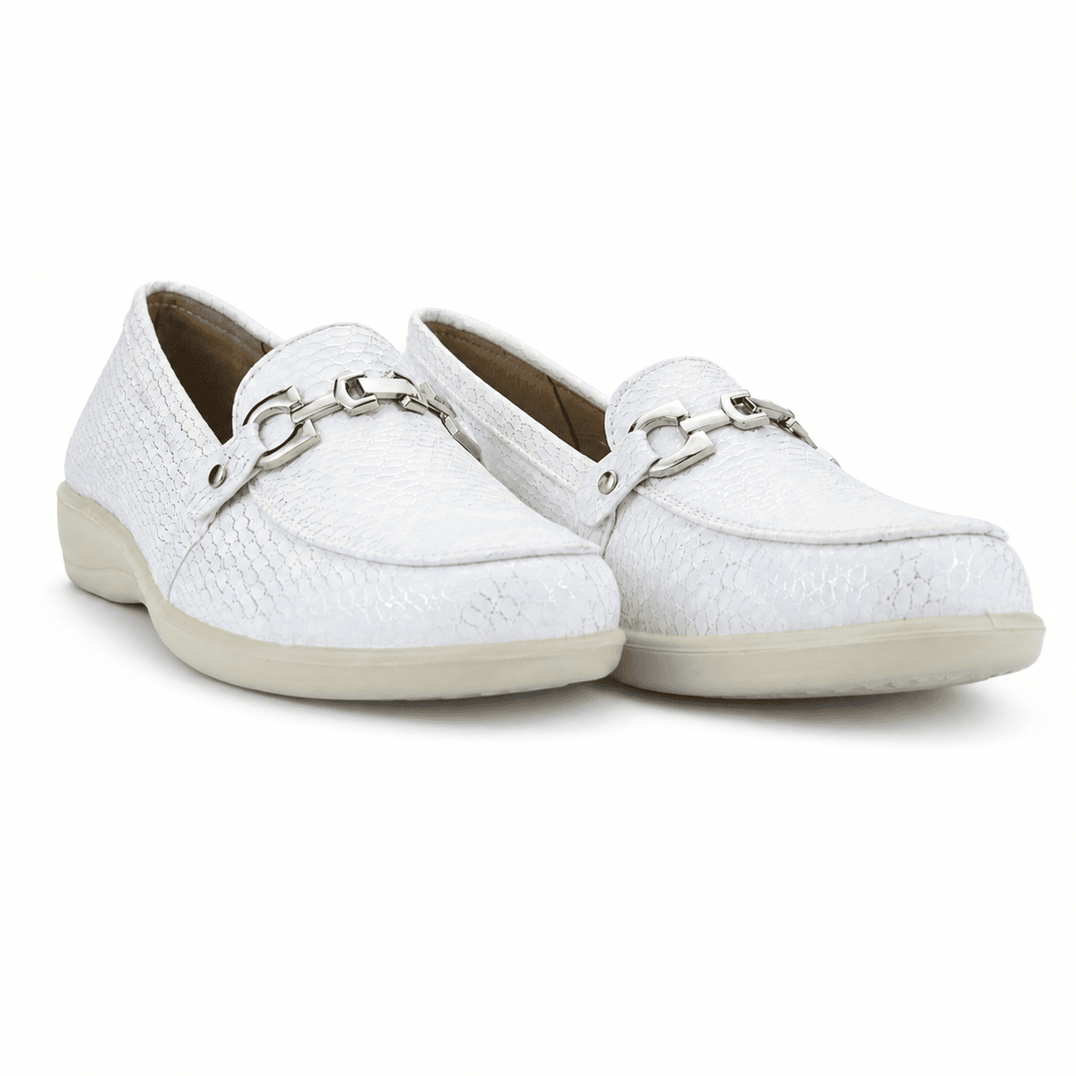 Mocasin Blanco Mujer Casual Chalada Denzen Mocasines Chalada 