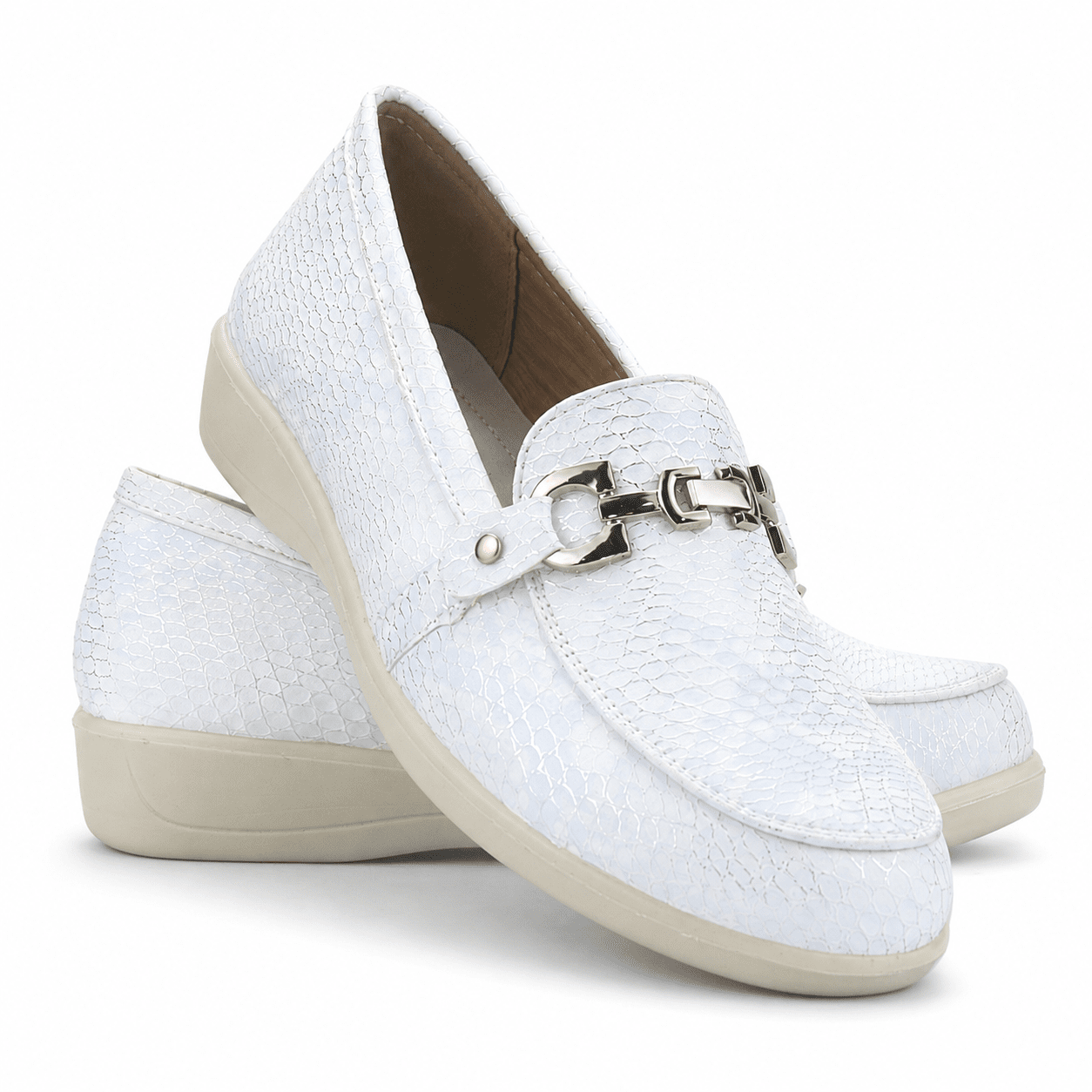 Mocasin Blanco Mujer Casual Chalada Denzen Mocasines Chalada 