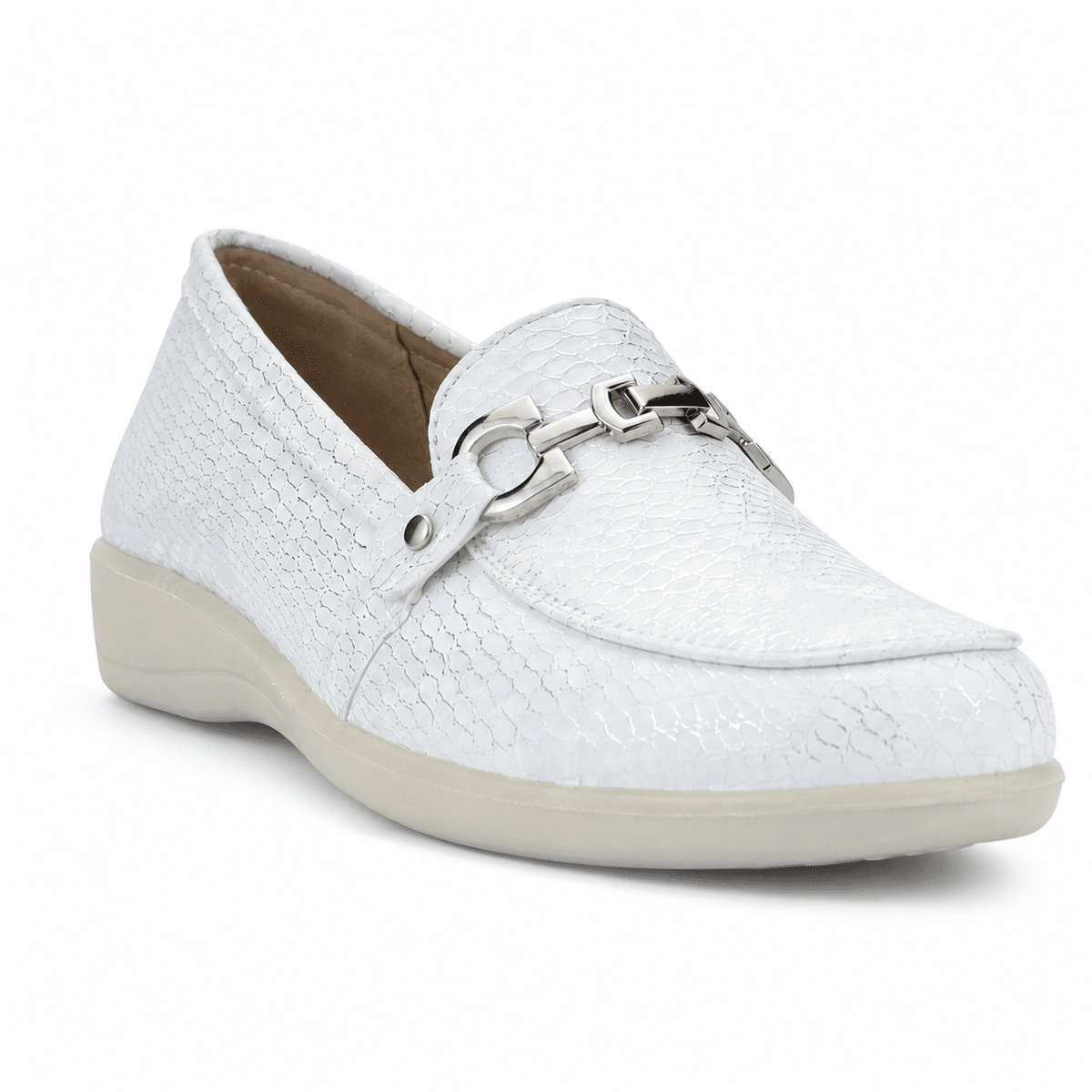 Mocasin Blanco Mujer Casual Chalada Denzen Mocasines Chalada 