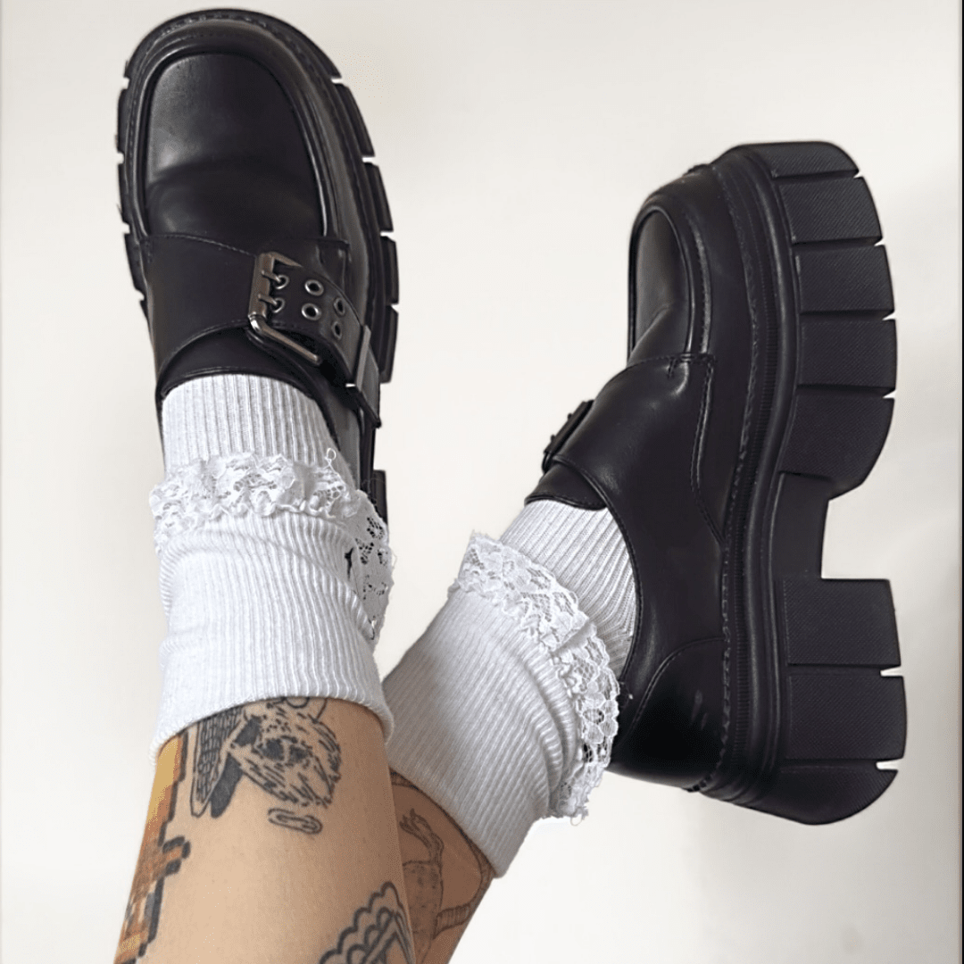 Mocasin Chalada Mujer Bresh-1 Negro Casual Mocasines Taco Chalada 