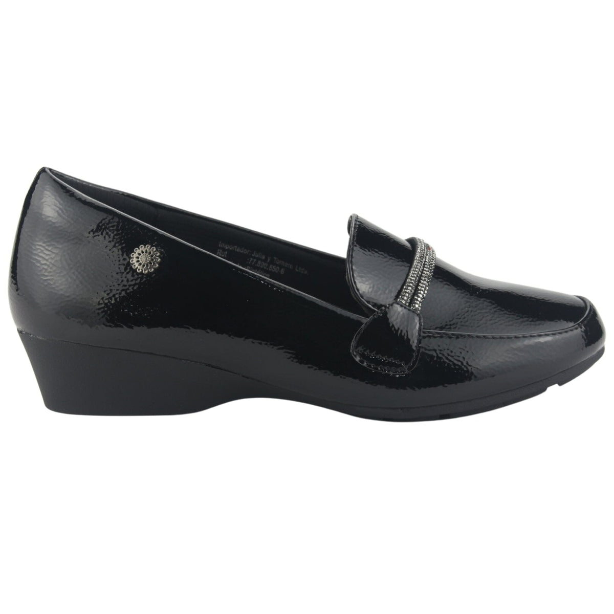 Mocasin Chalada Mujer Dana-6 V Negro Casual Mocasines Taco Chalada 