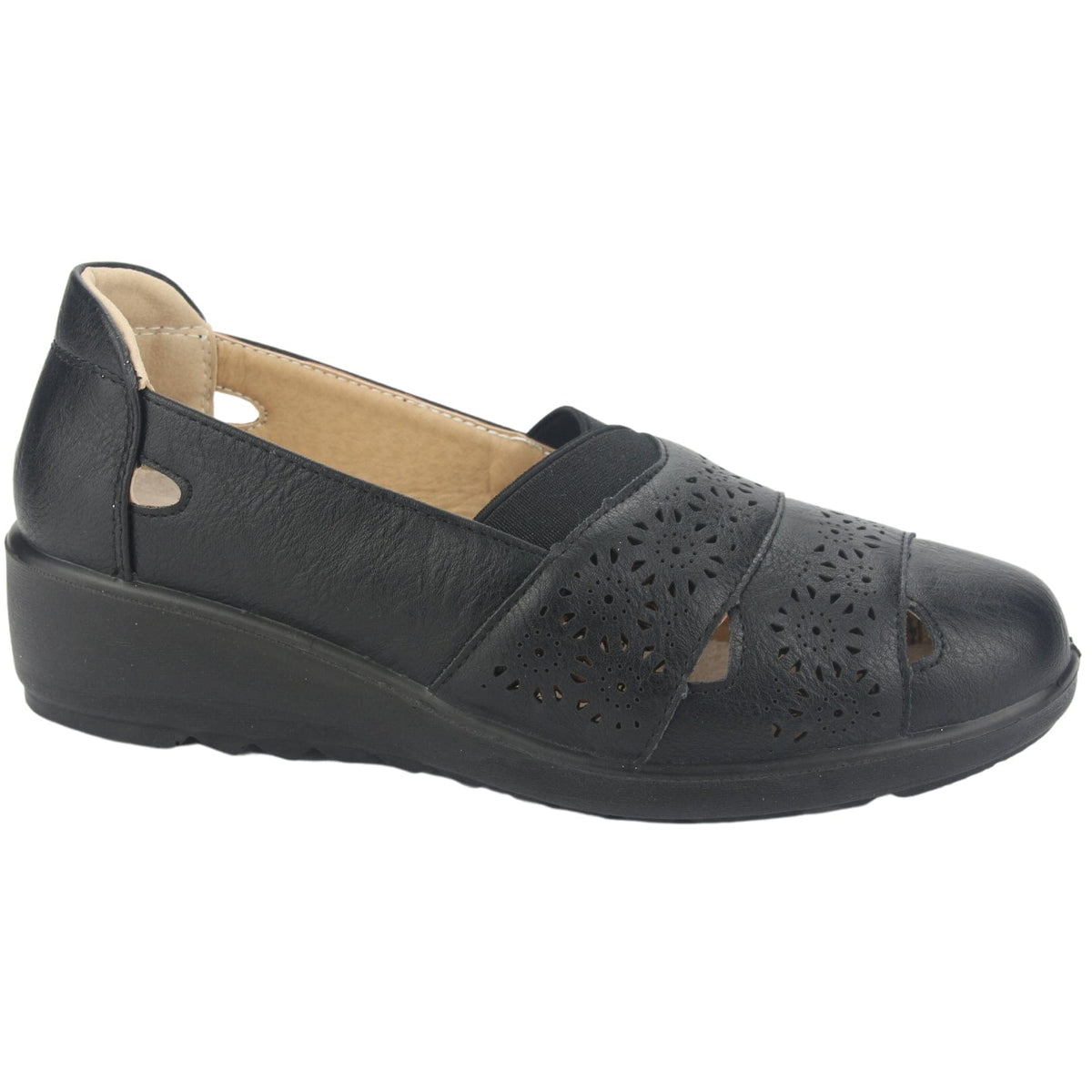 Mocasin Chalada Mujer Deza-1 Negro Casual Mocasines Planos Chalada 