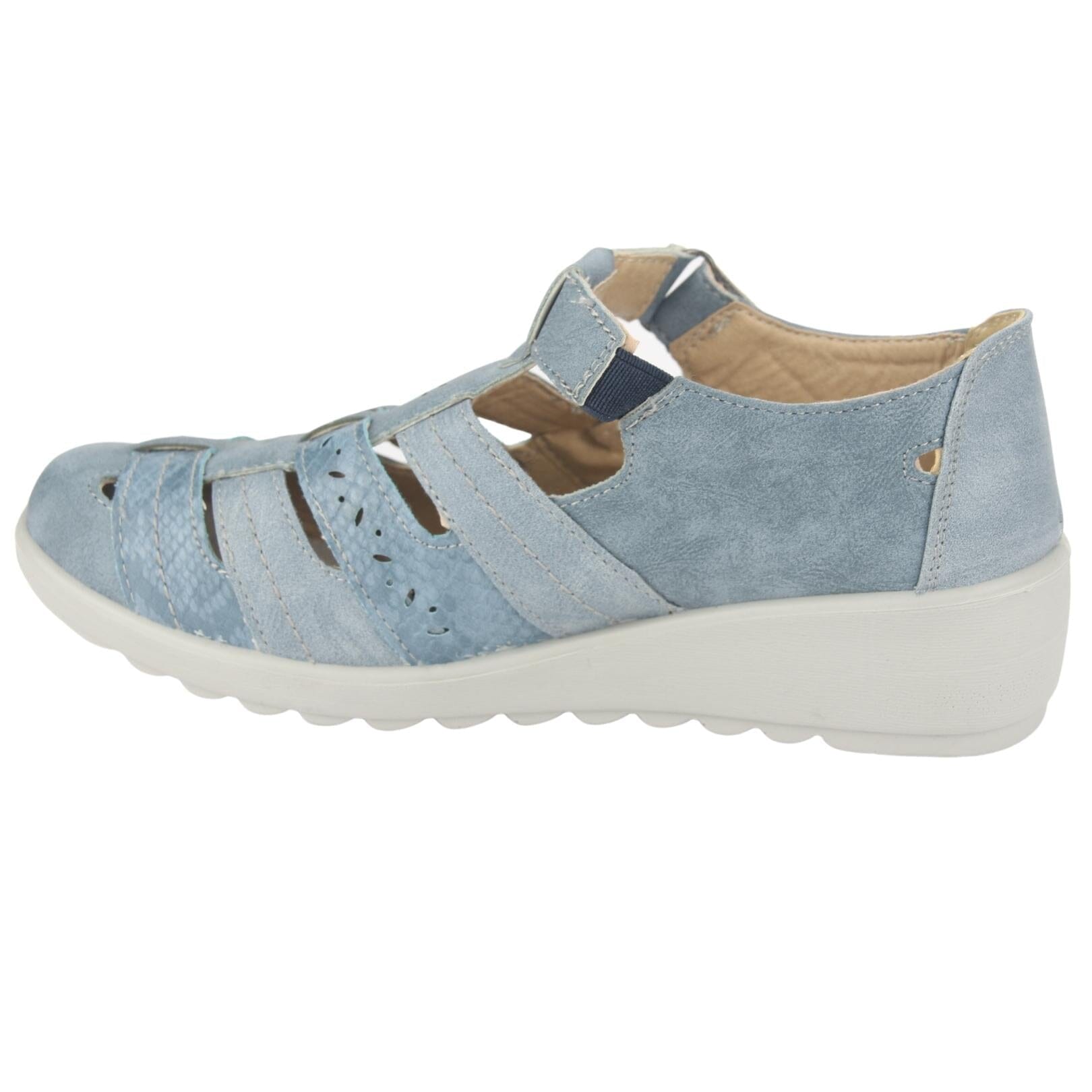 Mocasin Chalada Mujer Deza-2 Azul Casual Mocasines Planos Chalada 
