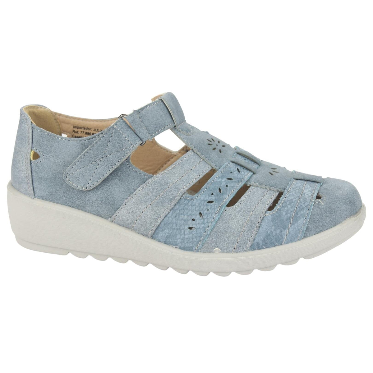 Mocasin Chalada Mujer Deza-2 Azul Casual Mocasines Planos Chalada 