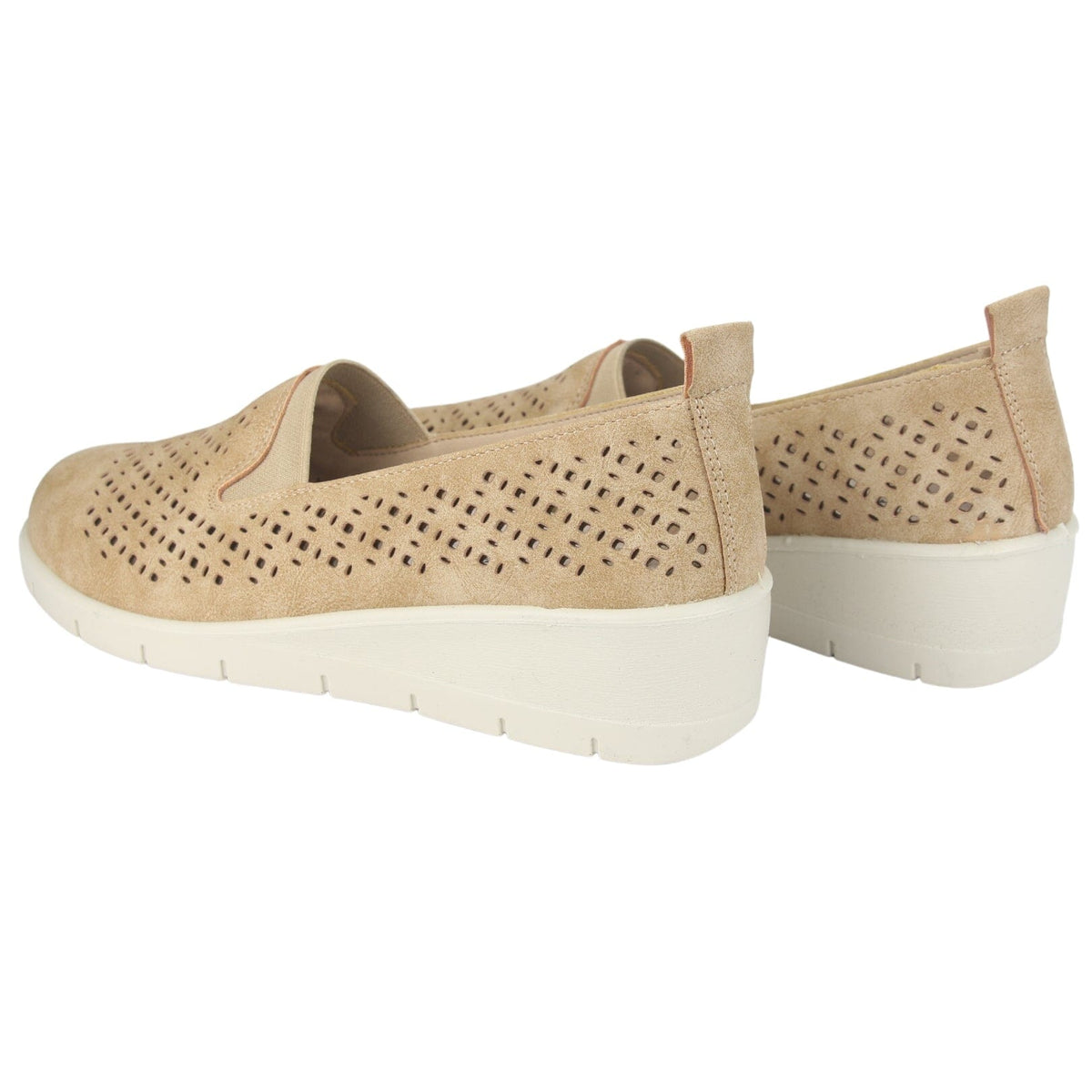 Mocasin Chalada Mujer Ditter-1 Beige Casual Mocasines Planos Chalada 