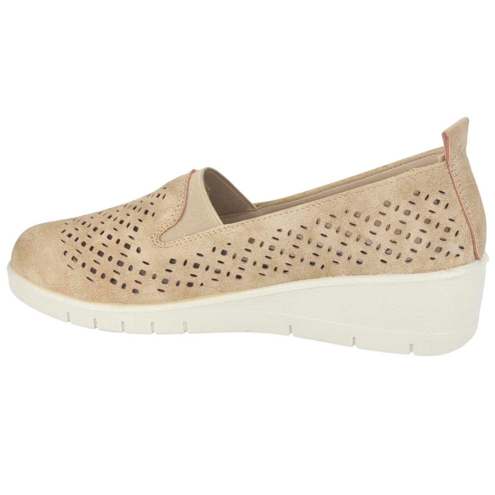 Mocasin Chalada Mujer Ditter-1 Beige Casual Mocasines Planos Chalada 