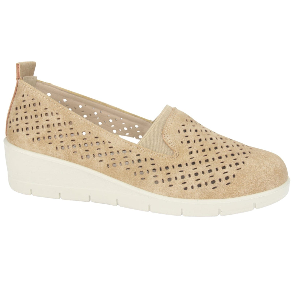 Mocasin Chalada Mujer Ditter-1 Beige Casual Mocasines Planos Chalada 