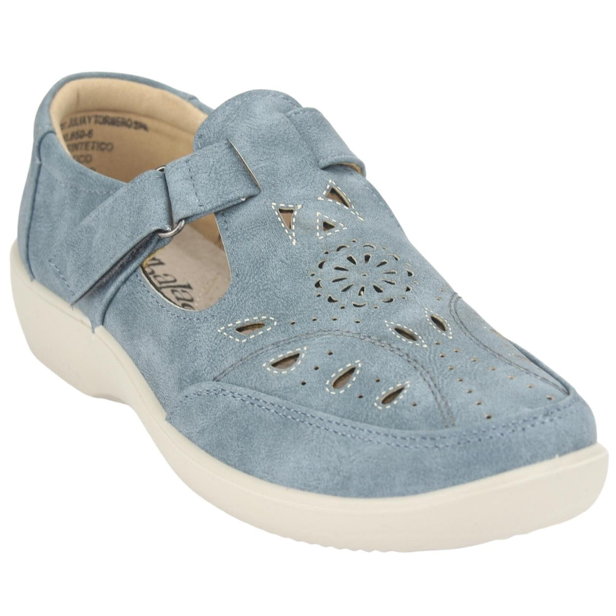 Mocasin Chalada Mujer Dong-1 Azul Casual Mocasines Planos Chalada 
