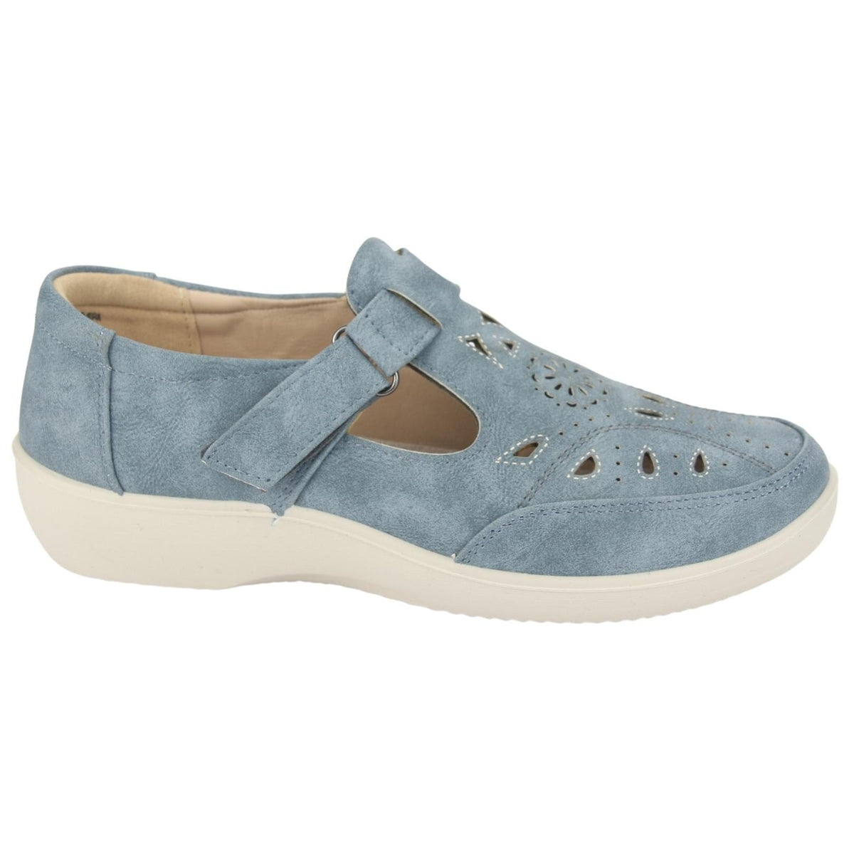 Mocasin Chalada Mujer Dong-1 Azul Casual Mocasines Planos Chalada 