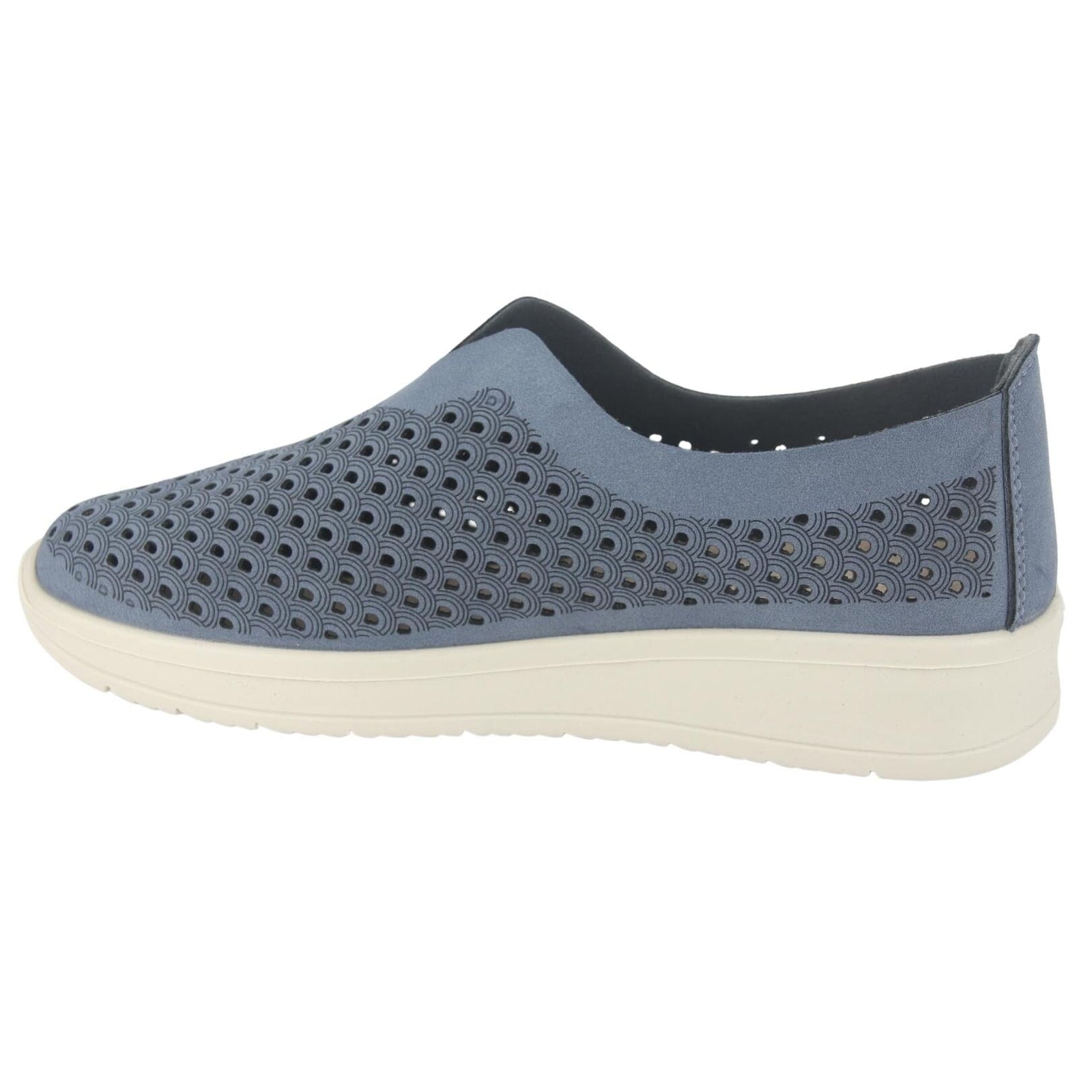 Mocasin Chalada Mujer Duster-1 Azul Marino Casual Mocasines Planos Chalada 