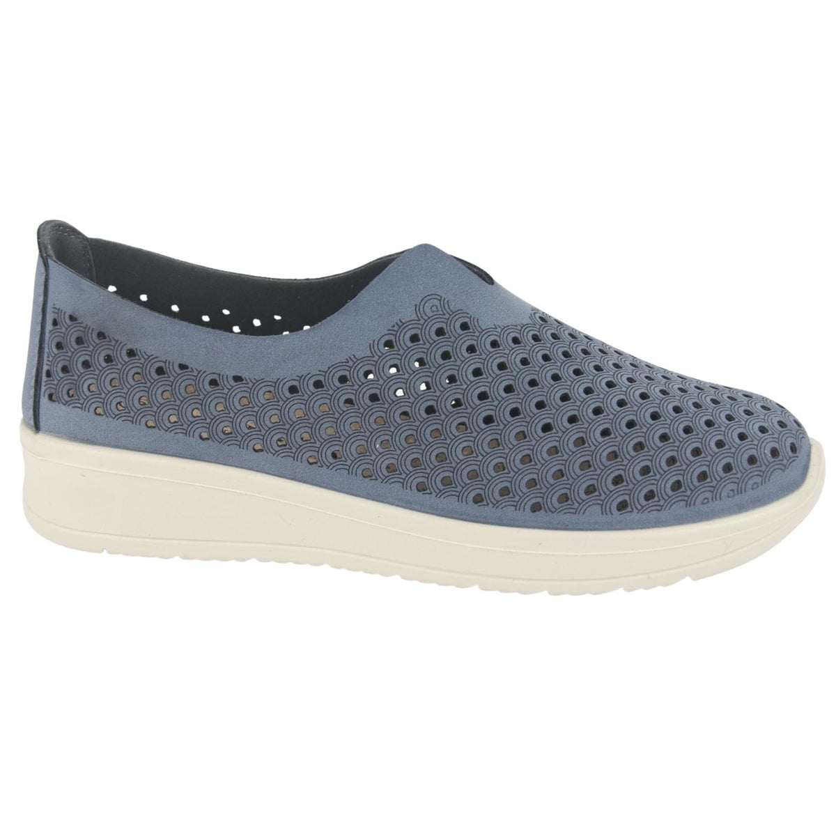 Mocasin Chalada Mujer Duster-1 Azul Marino Casual Mocasines Planos Chalada 