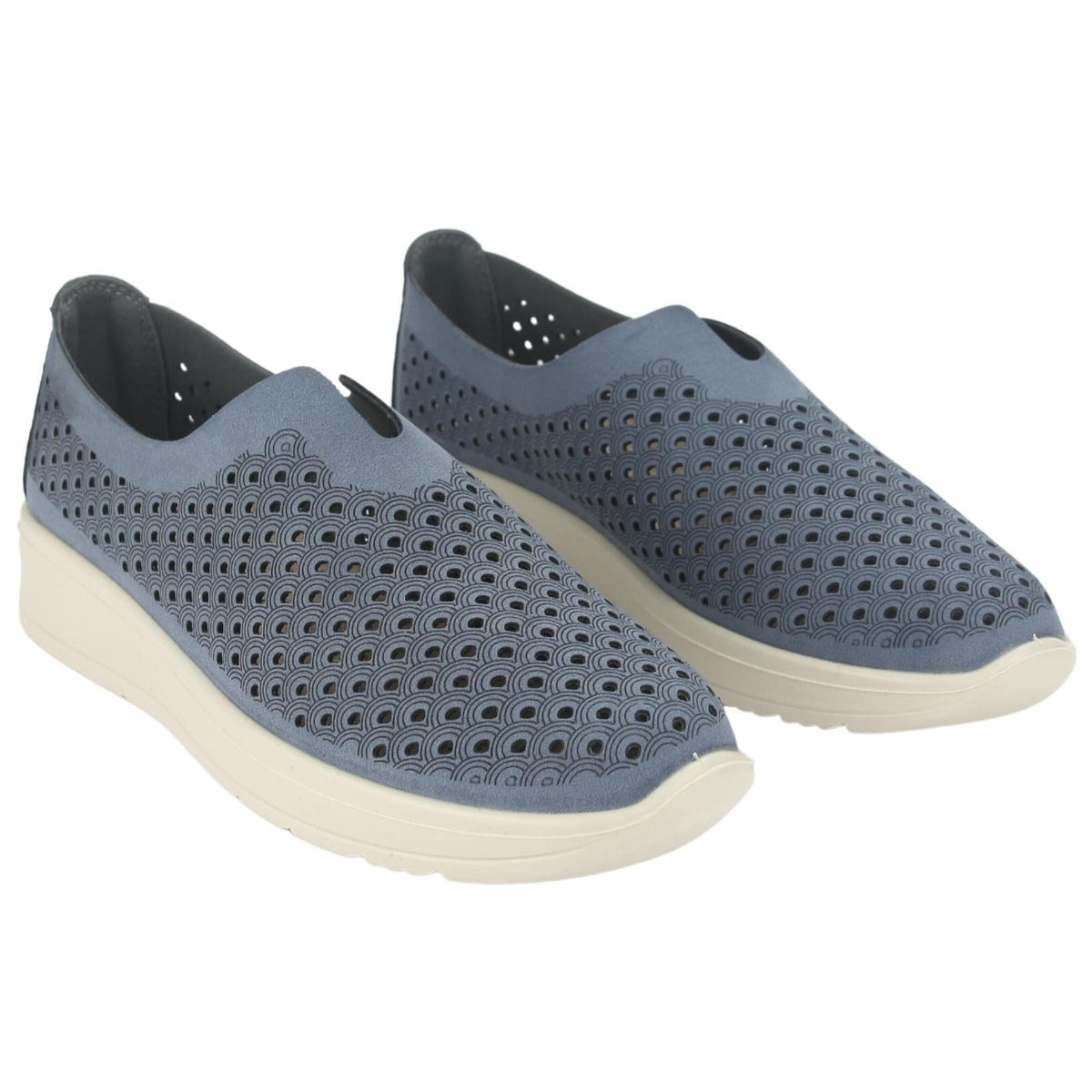 Mocasin Chalada Mujer Duster-1 Azul Marino Casual Mocasines Planos Chalada 