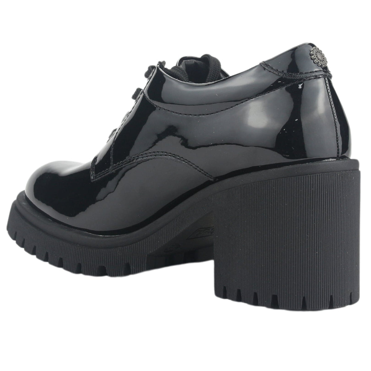 Mocasin Chalada Mujer Jordi-1 Negro Casual Botines Taco Chalada 