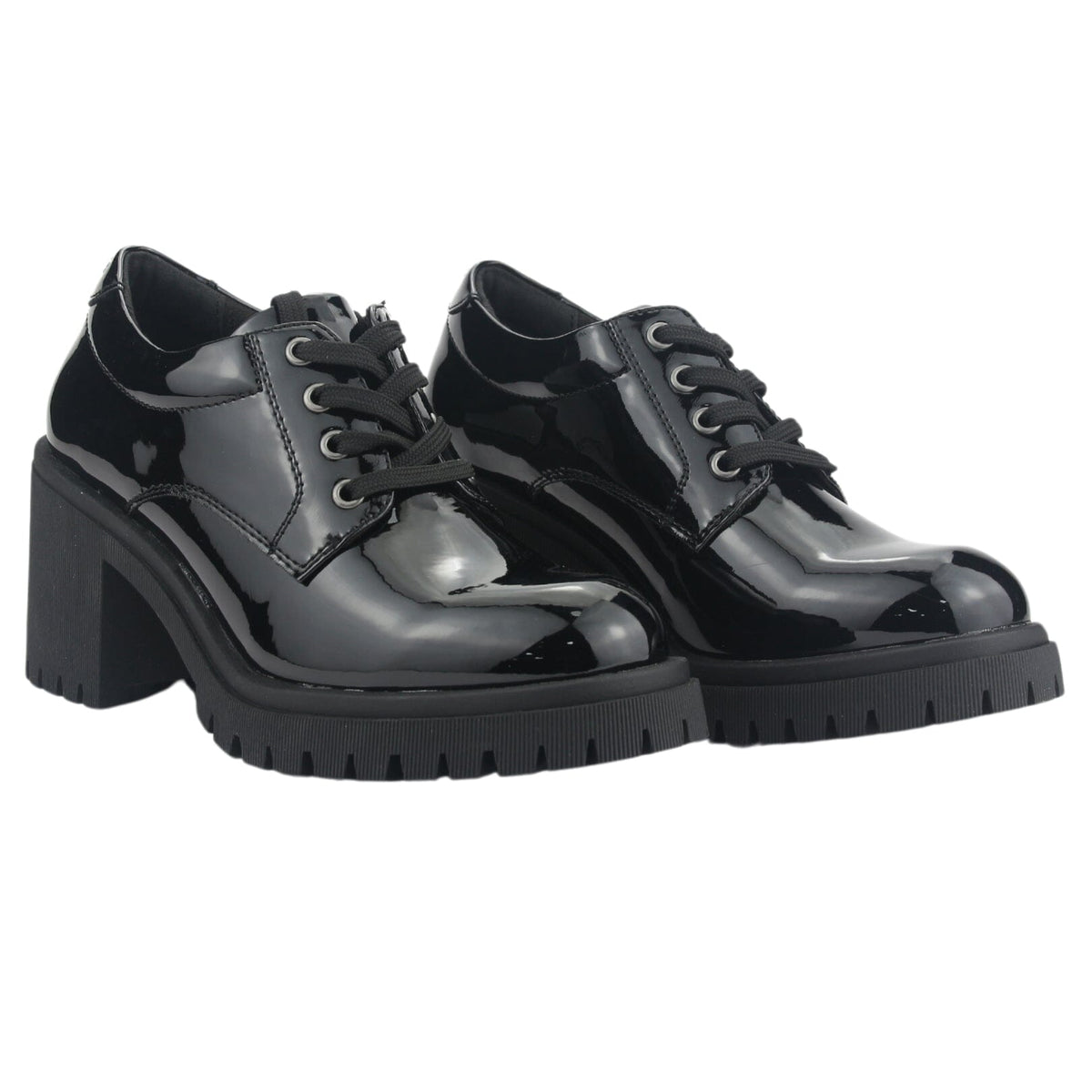Mocasin Chalada Mujer Jordi-1 Negro Casual Botines Taco Chalada 