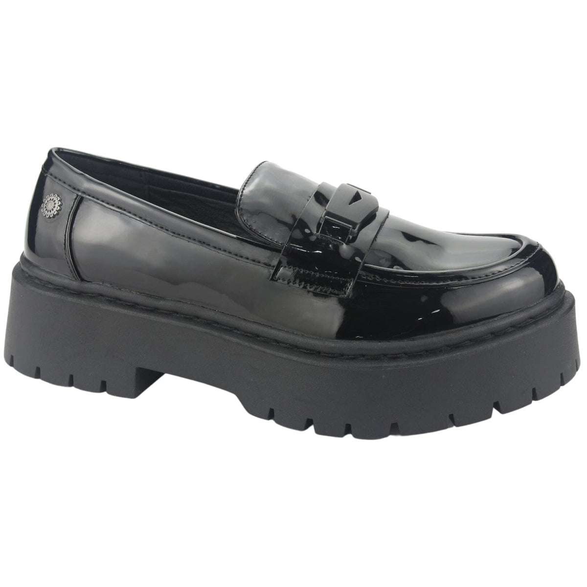 Mocasin Chalada Mujer Lewis-1 Negro Casual Mocasines Plataforma Chalada 