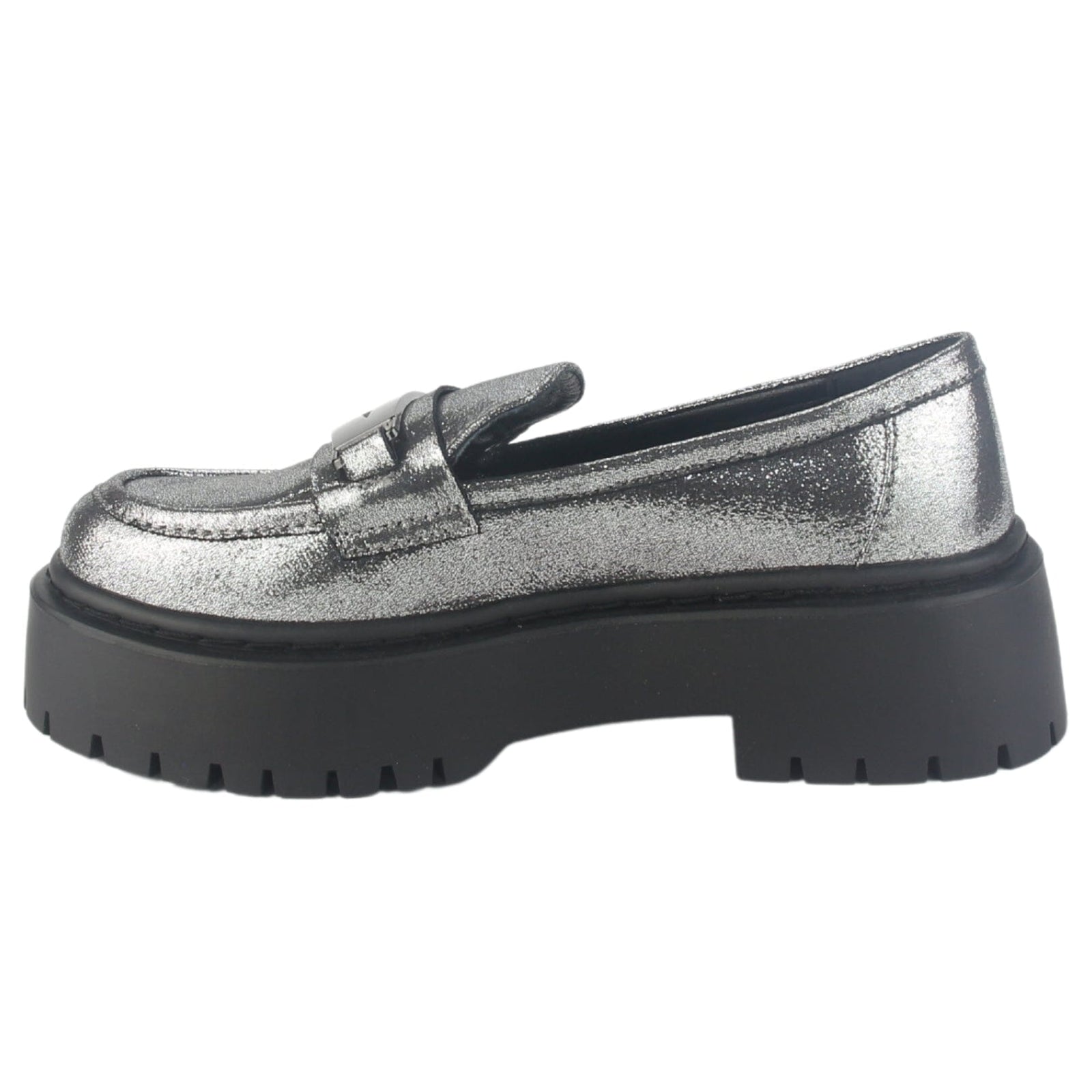 Mocasin Chalada Mujer Lewis-1 Plateado Casual Mocasines Plataforma Chalada 