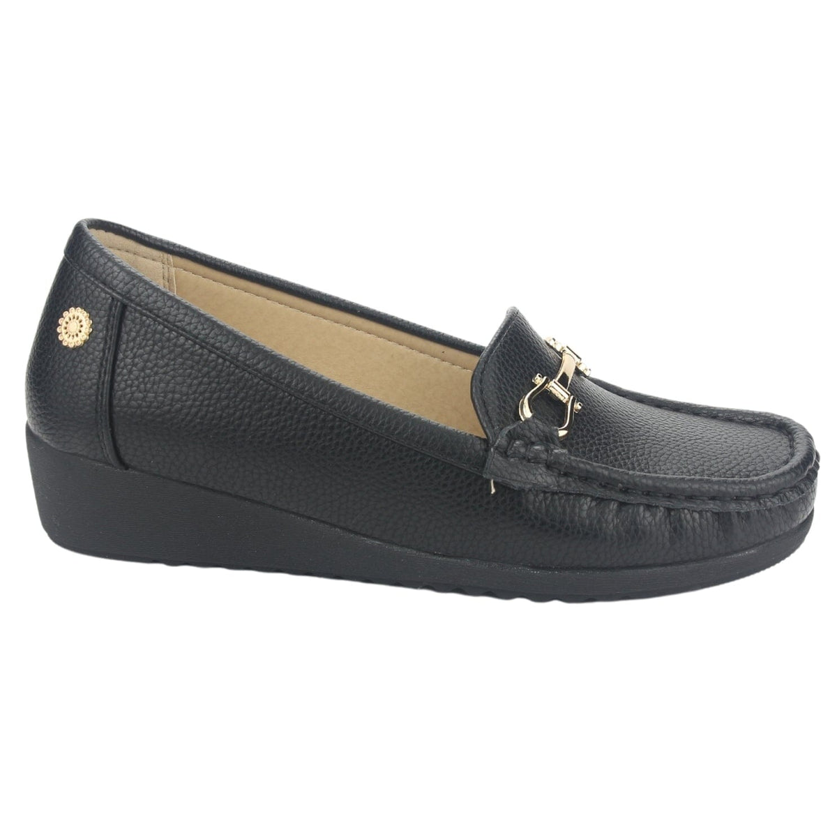 Mocasin Chalada Mujer Malu-2 Negro Casual Mocasines Planos Chalada 