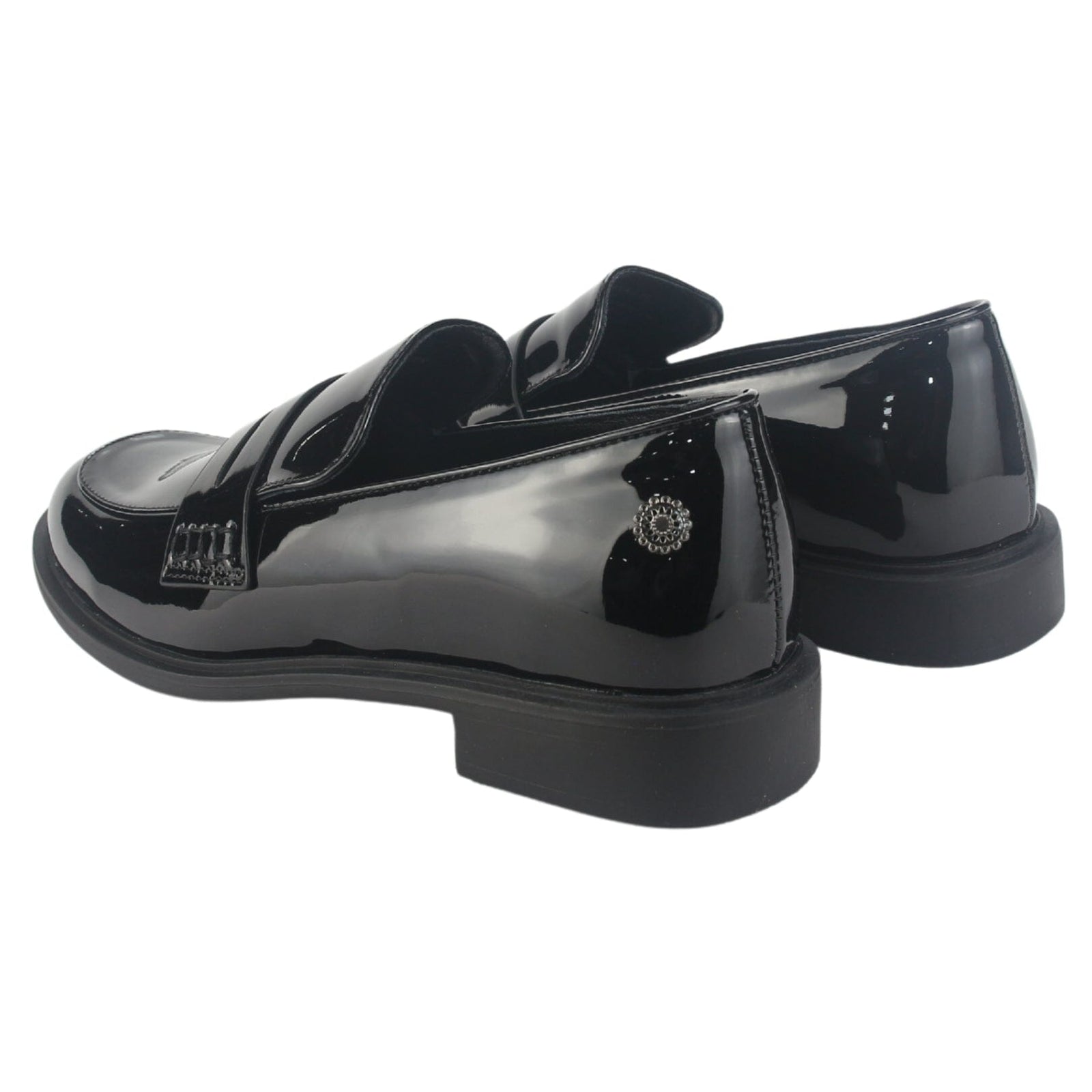 Mocasin Chalada Mujer Mocca-2 Negro Casual Mocasines Taco Chalada 