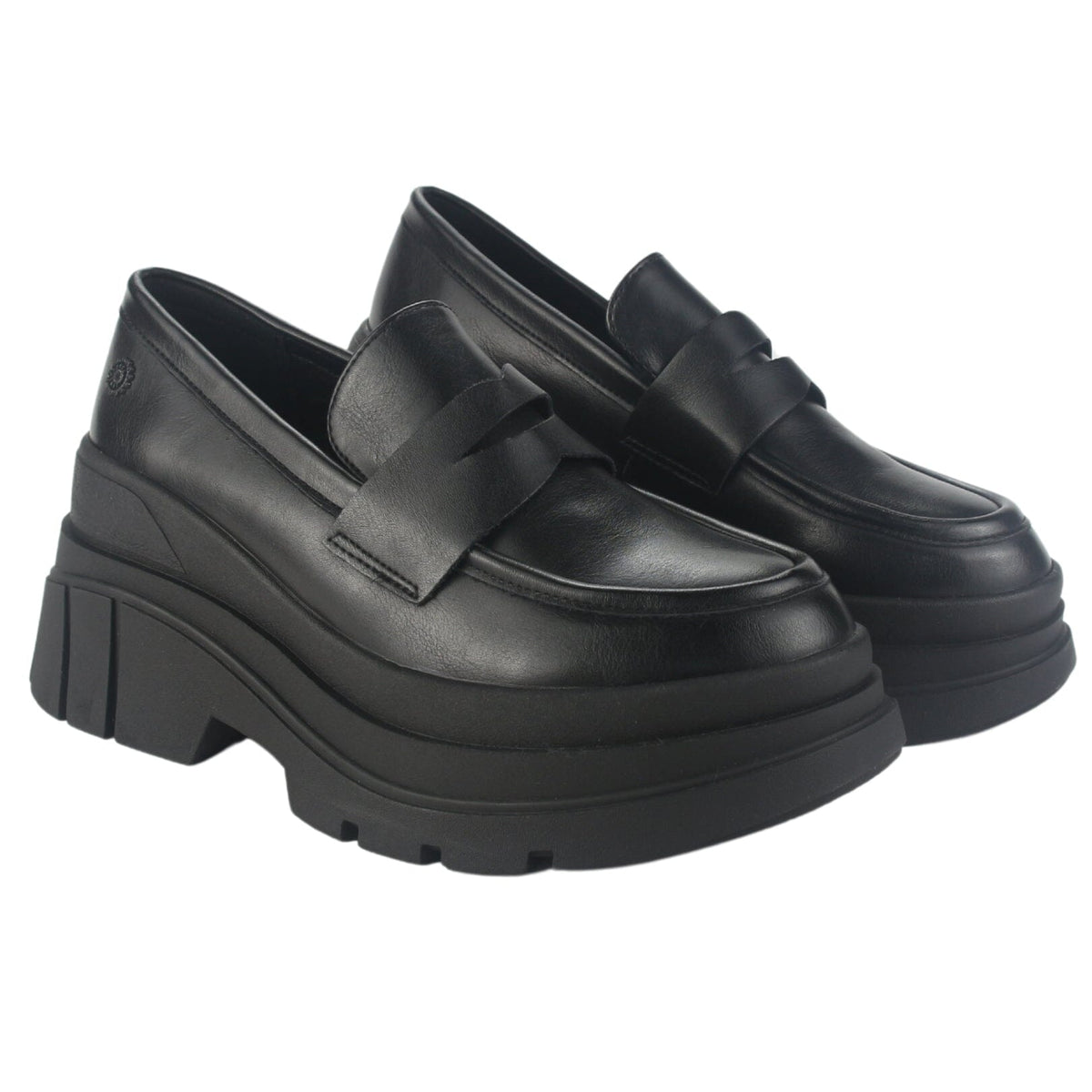 Mocasin Chalada Mujer Natirus-3 Negro Casual Mocasines Plataforma Chalada 