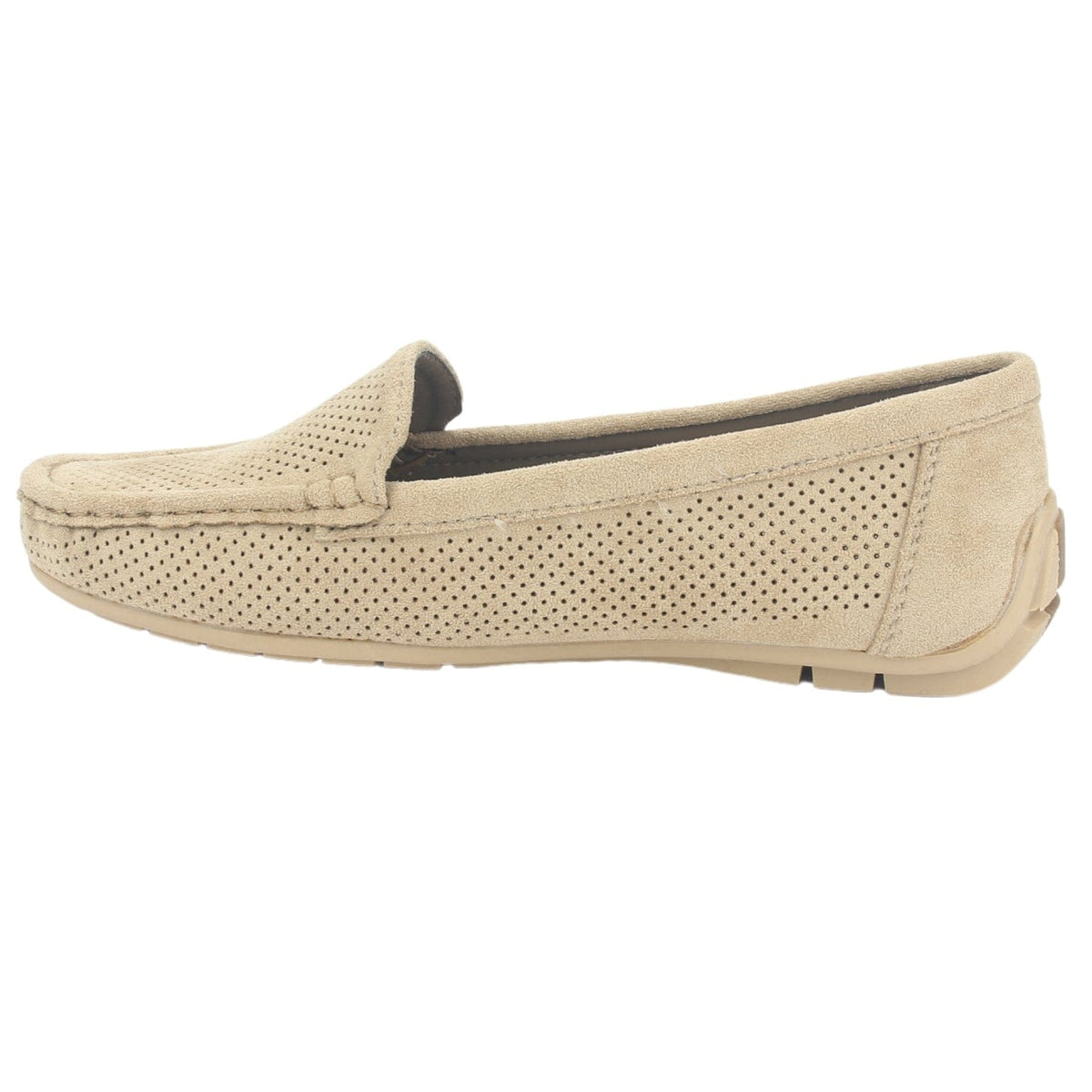 Mocasin Chalada Mujer Nautico-2 Beige Casual Mocasines Planos Chalada 