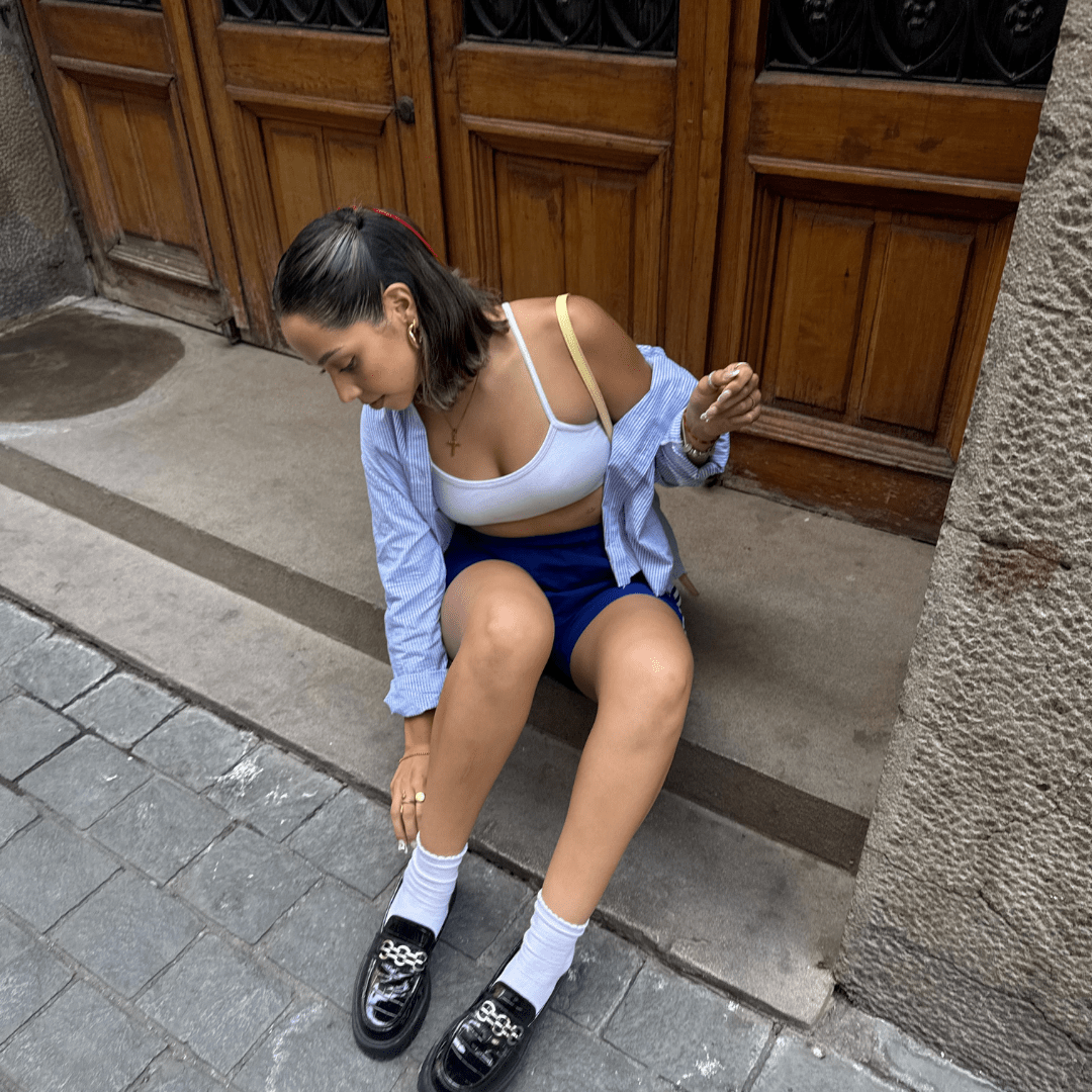 Mocasin Chalada Mujer Selina-7 Negro Casual Mocasines Plataforma Chalada 