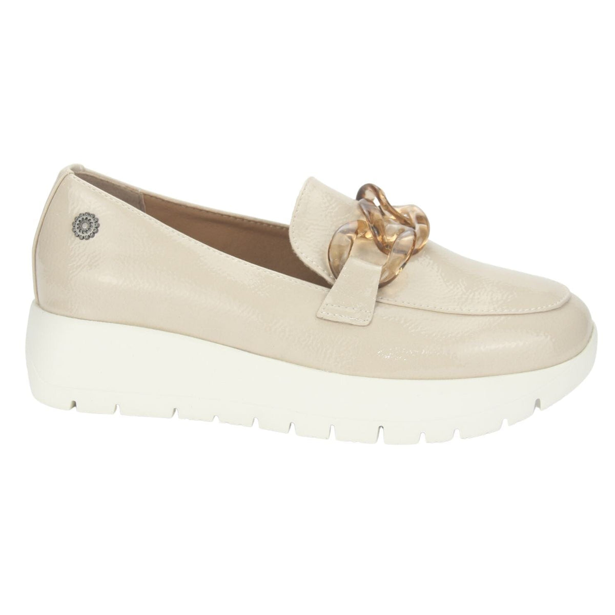 Mocasin Chalada Mujer Wonder-1 Beige Casual Mocasines Plataforma Chalada 