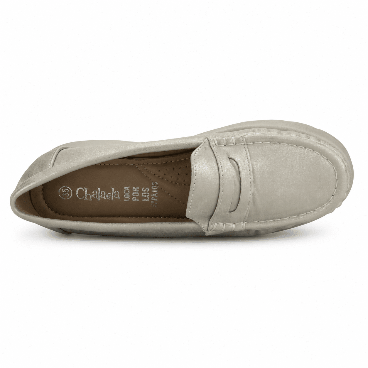 Mocasin Dorado Mujer Casual Chalada Canda Mocasines Chalada 
