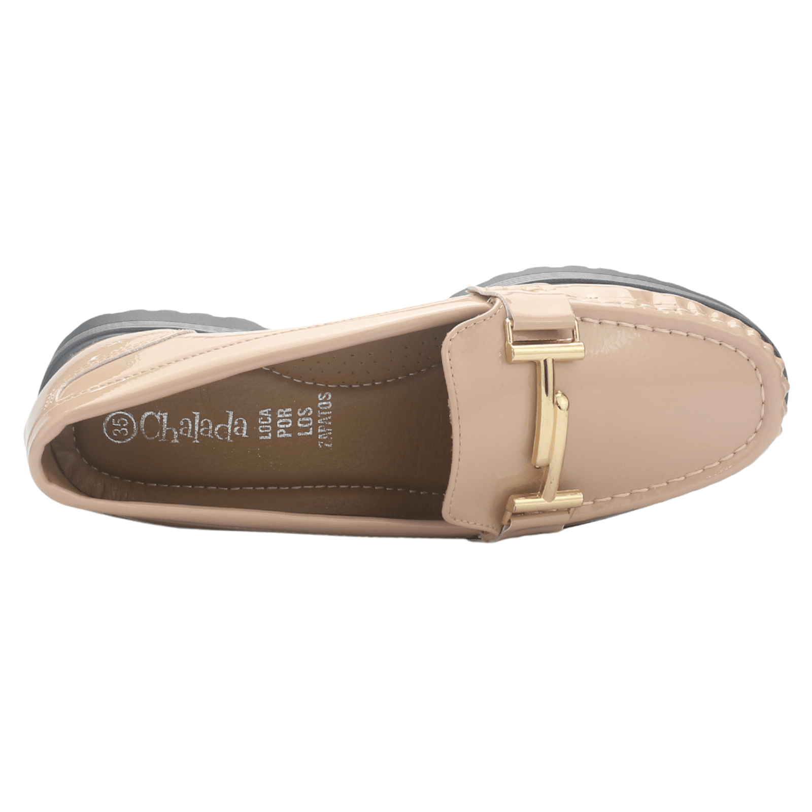 Mocasin Mujer Chalada Grand-12 Nude Casual Mocasines Plataforma Chalada 