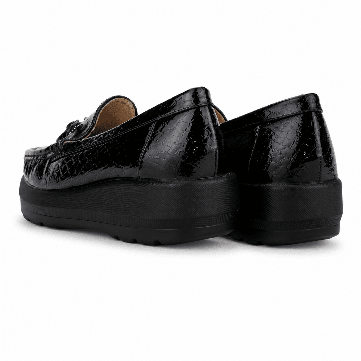 Mocasin Negro Mujer Casual Chalada Canda Mocasines Chalada 