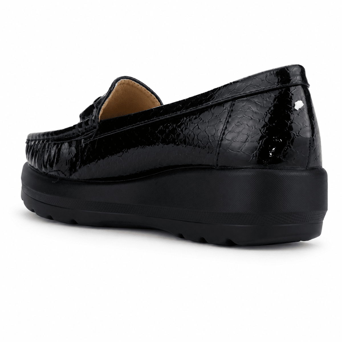 Mocasin Negro Mujer Casual Chalada Canda Mocasines Chalada 