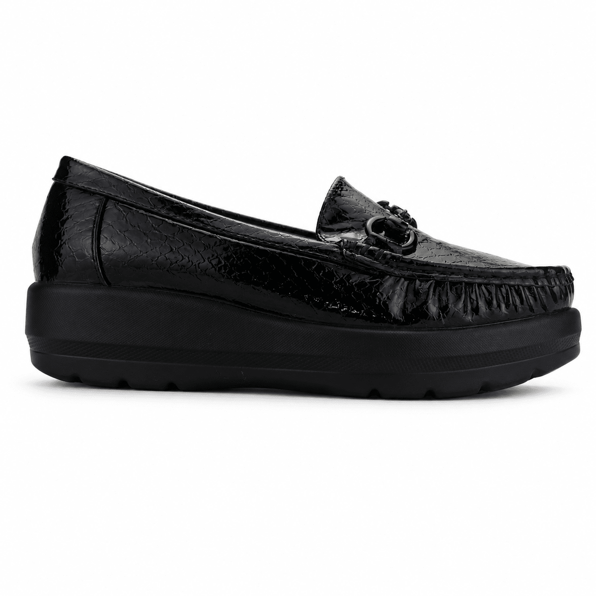 Mocasin Negro Mujer Casual Chalada Canda Mocasines Chalada 