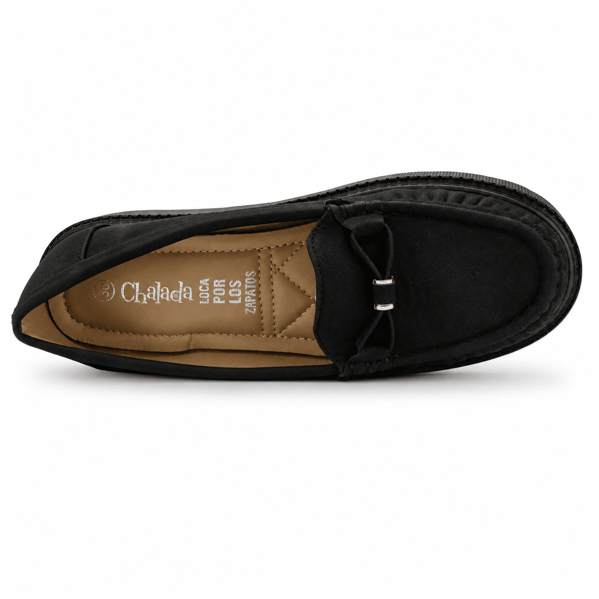 Mocasin Negro Mujer Casual Chalada Gran Mocasines Plataforma Chalada 