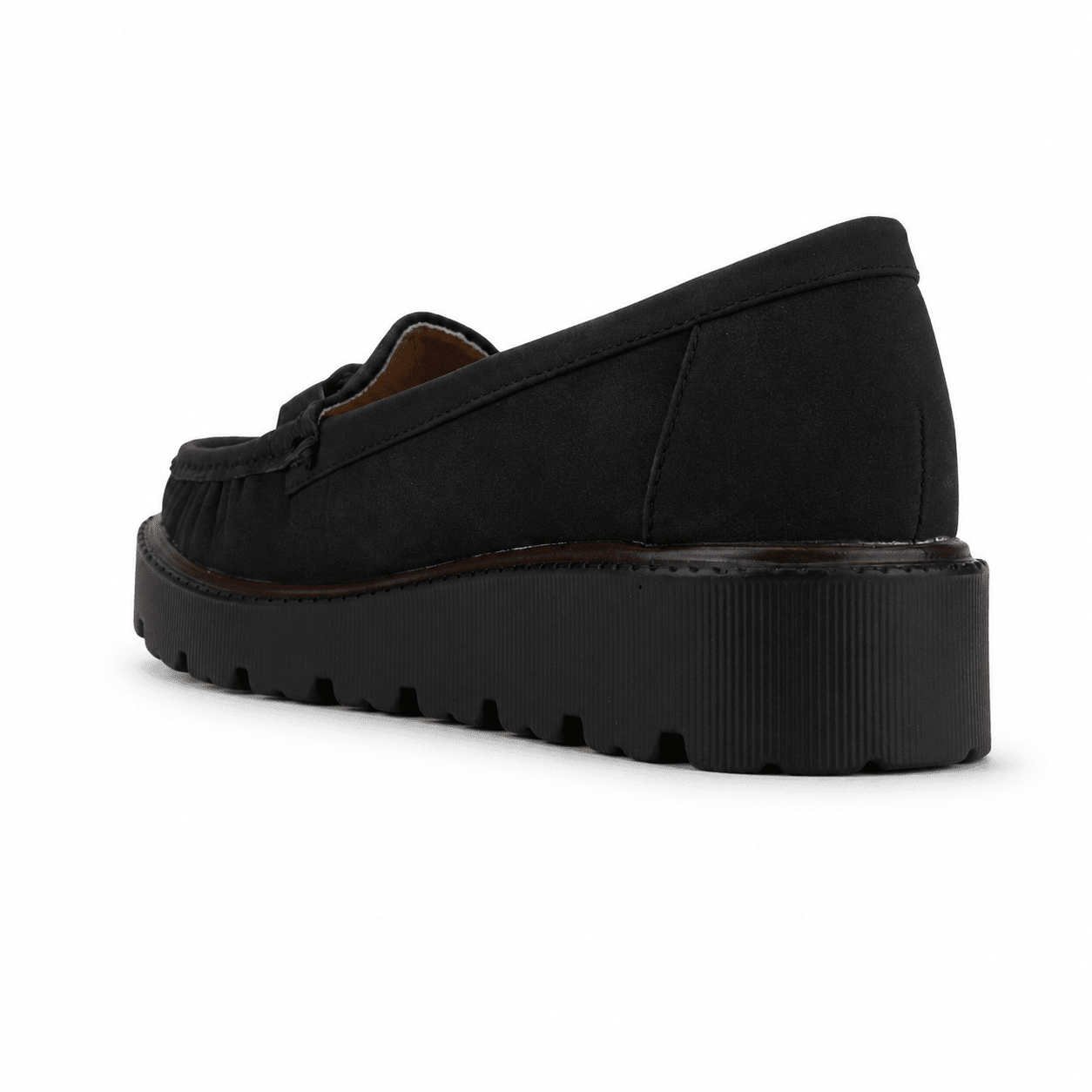 Mocasin Negro Mujer Casual Chalada Gran Mocasines Plataforma Chalada 