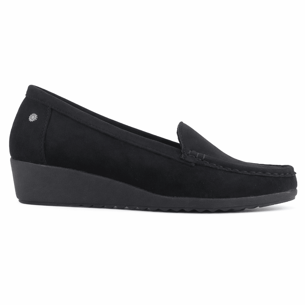 Mocasin Negro Mujer Casual Chalada Malu Zapatos planos Chalada 