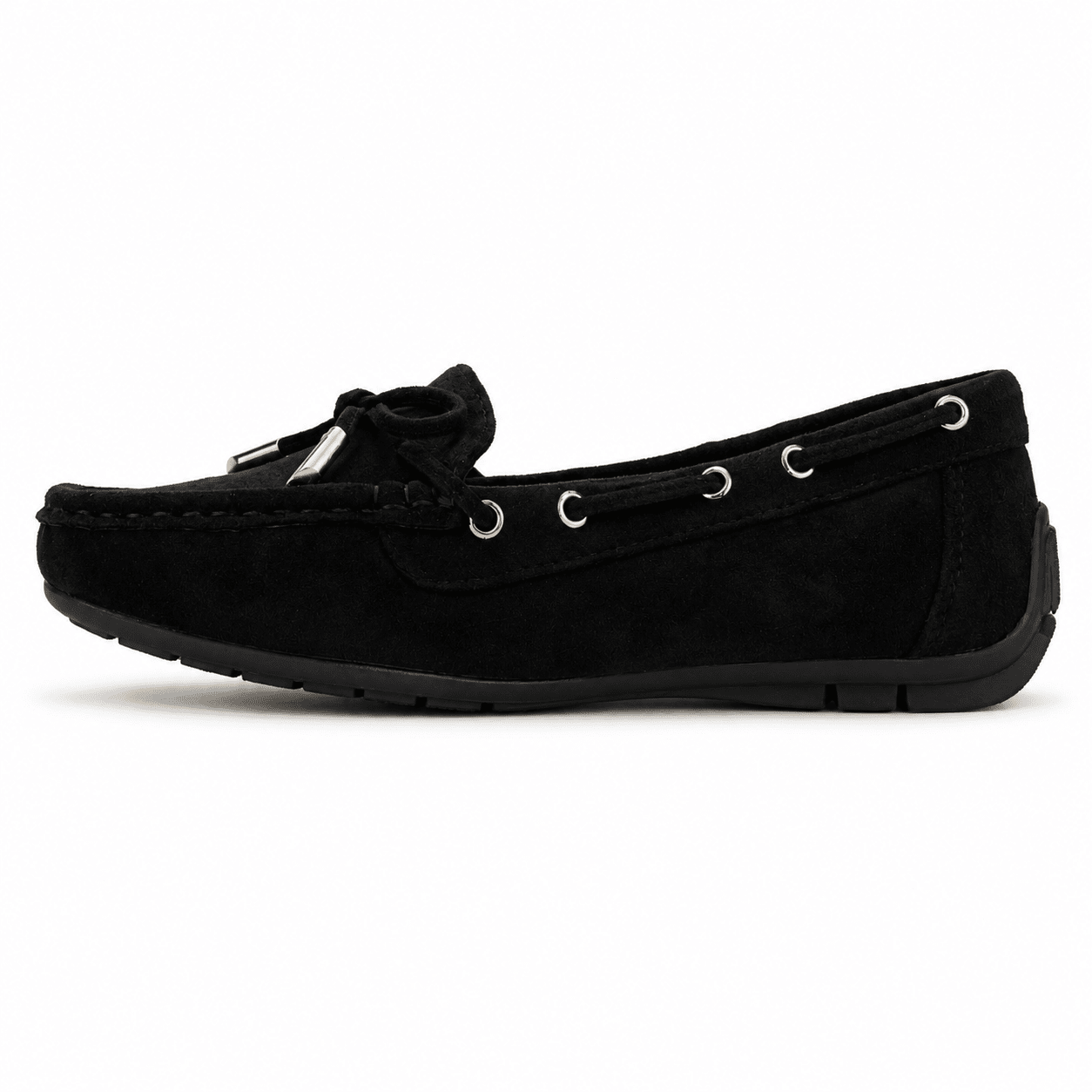 Mocasin Negro Mujer Casual Chalada Nautico Chalada 