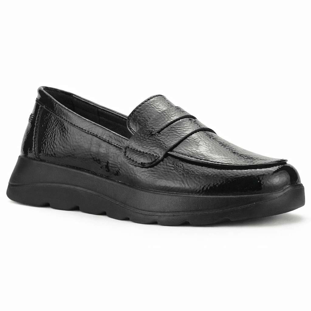 Mocasin Negro Mujer Casual Chalada Onix Zapatos planos Chalada 