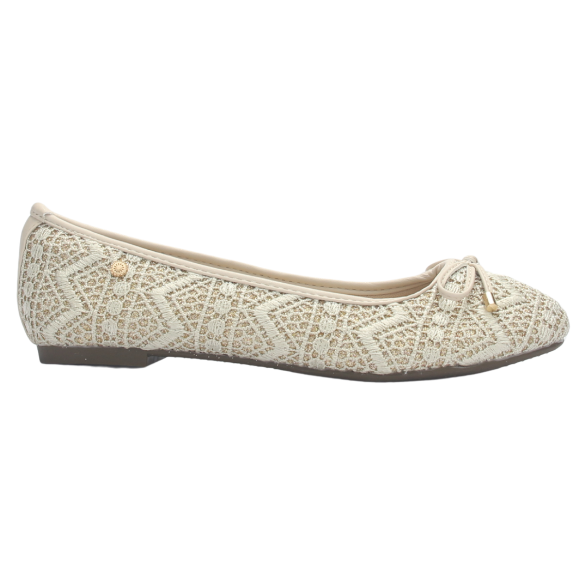 Ballerina Mujer Chalada Nathan-27 Dorado Casual