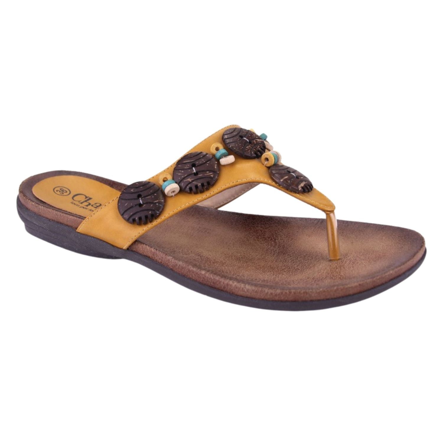 Sandalia Chalada Mujer Anatomic54 Amarillo Moda